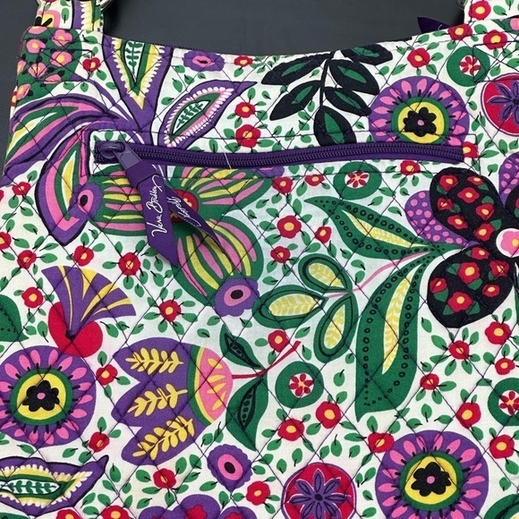 Vera Bradley Viva La Vera Crossbody Shoulder Bag Purse Floral Bohemian Hipster - Picture 9 of 14